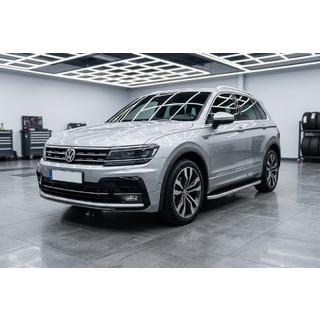 Side Steps Tayga Grey (2 pcs, Aluminum) Volkswagen Tiguan 2016-2023 photo 1