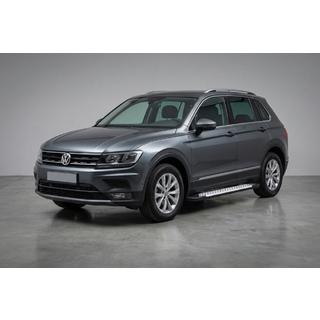 Side Steps Allmond Grey (2 pcs, Aluminum) Volkswagen Tiguan 2016-2023 photo 1