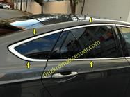 Ford Mondeo 2014-2022 Full Window Trim Set Stainless Steel (12 pcs) photo 3