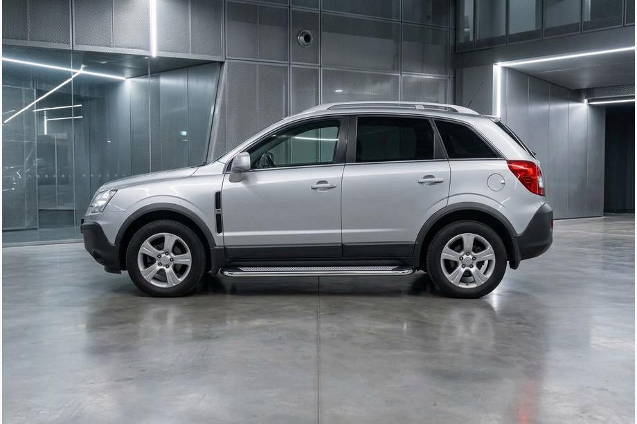 Opel Antara 2006-2017 Side Steps Maydos V2 (2 pcs, Aluminum & Stainless Steel) Image