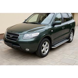 Side Steps Maydos V2 (2 pcs, Aluminum & Stainless Steel) Hyundai Santa Fe 2 2006-2012 photo 1