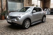 Nissan Juke 2010-2019 Side Steps Maydos V2 (2 pcs, Aluminum & Stainless Steel) photo 1