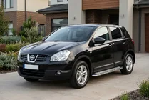 Nissan Qashqai 2007-2010 Side Steps Maydos V2 (2 pcs, Aluminum & Stainless Steel) photo 1