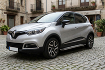 Renault Captur 2013-2019 Side Steps Maydos V2 (2 pcs, Aluminum & Stainless Steel) photo 1