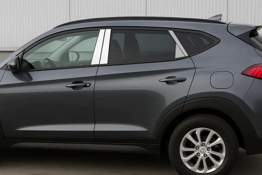 Hyundai Tucson TL 2016-2021 Stainless Steel Pillar Covers Image