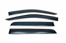 Nissan Navara/NP300 2016- Window Deflectors (4 pcs, Niken) photo 2
