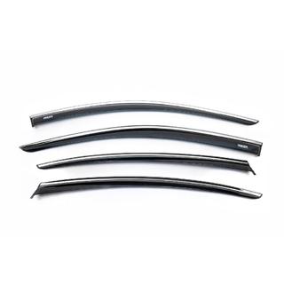 Window Deflectors with Chrome Trim SD (4 pcs, Niken) photo 2