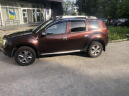 Dacia Duster 2008-2018 Window deflectors with chrome trim (4 pcs, Niken) photo 1