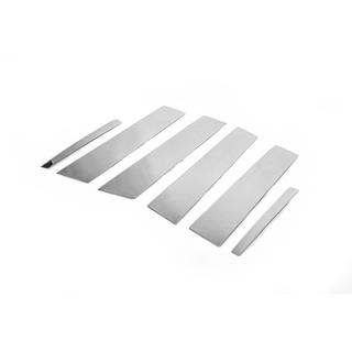 Stainless Steel Pillar Covers (6 pcs) Chevrolet Cruze 2009–2015 photo 3
