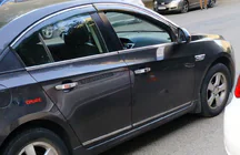 Chevrolet Cruze 2009–2015 Chrome Door Moulding Covers (Stainless Steel) photo 3