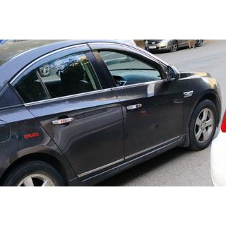 Chrome Door Moulding Covers (Stainless Steel) Chevrolet Cruze 2009–2015 photo 3