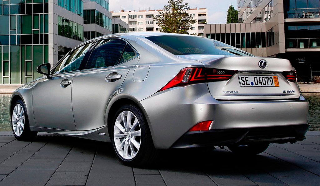 The updated sedan Lexus IS