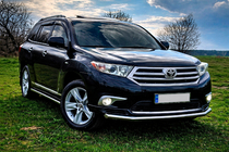 Toyota Highlander 2008-2013 Front Bull Bar ST008 (2010-2013, Stainless Steel) photo 2