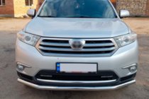 Toyota Highlander 2008-2013 Front Bull Bar ST008 (2010-2013, Stainless Steel) photo 4