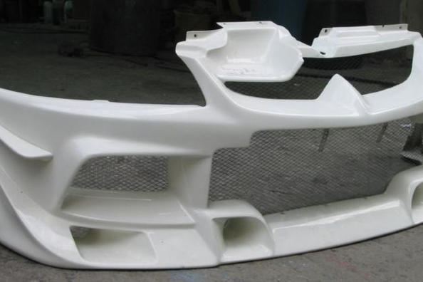 Tuning the bumper with his own hands