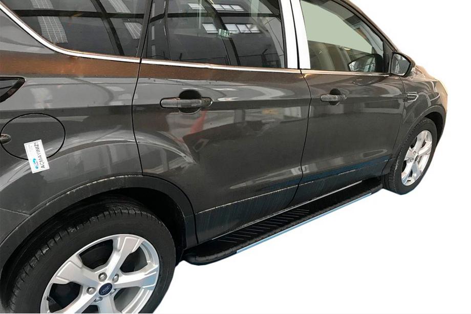 Ford Kuga/Escape 2013-2019 Side Steps Bosphorus Grey (2 pcs, Aluminum) Image