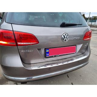 Rear bumper protector Carmos (SW, stainless steel) photo 4