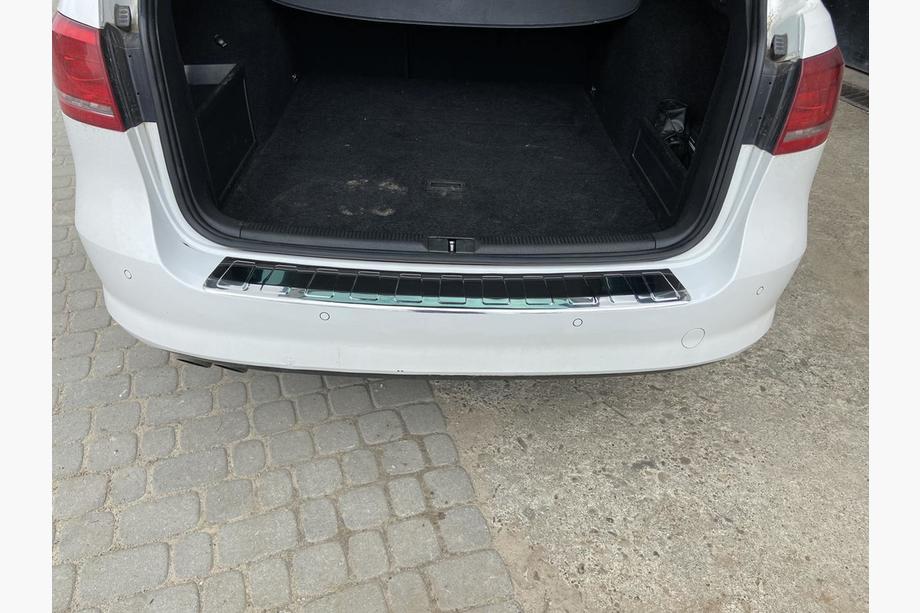Volkswagen Passat B7 2012-2015 Rear bumper protector Carmos (SW, stainless steel) Photo 3