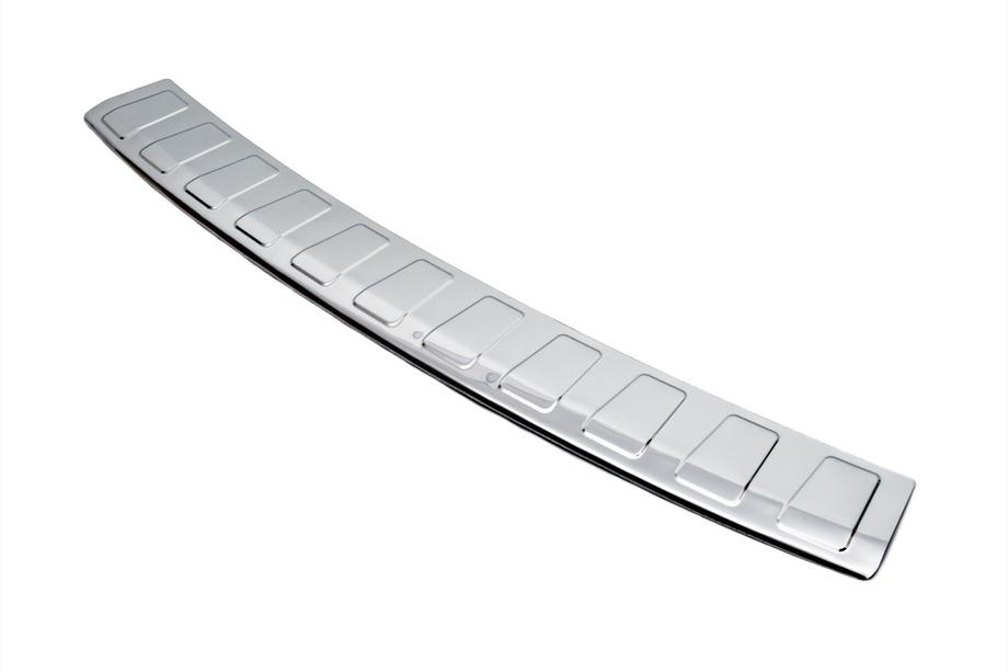 Volkswagen Passat B7 2012-2015 Rear bumper protector Carmos (SW, stainless steel) Photo 9