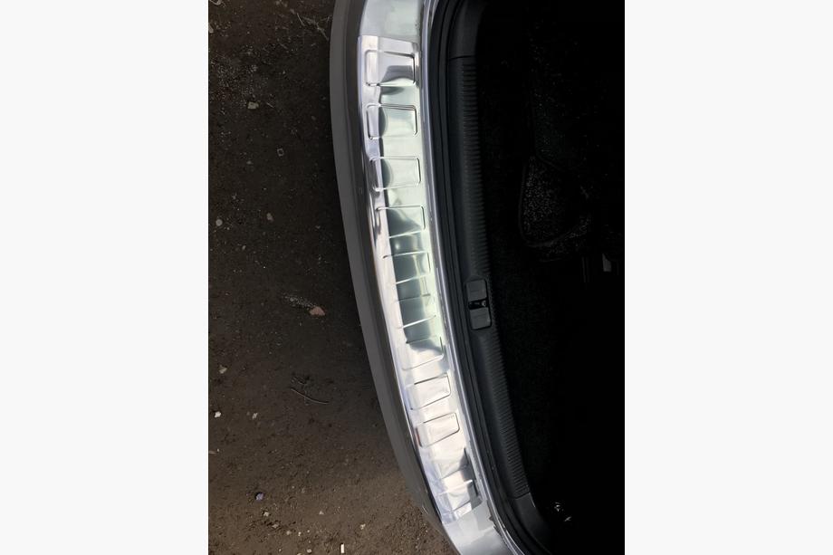 Volkswagen Passat B7 2012-2015 Rear bumper protector Carmos (SW, stainless steel) Photo 7