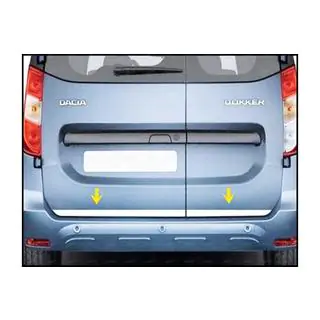 Trunk trim stainless steel