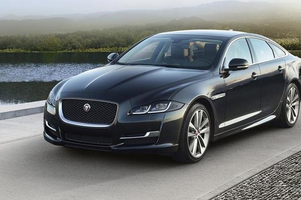 The premium sedan Jaguar XJ