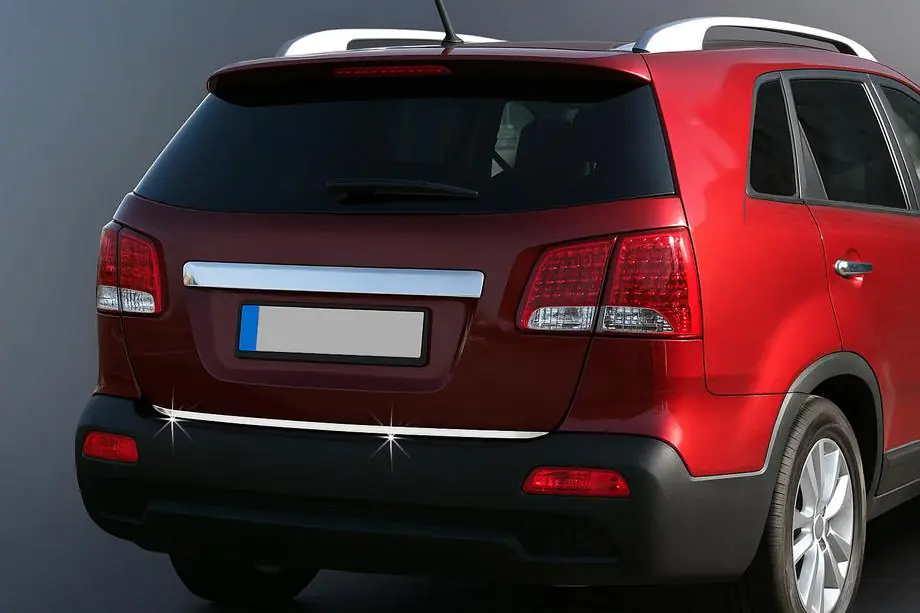 Kia Sorento II XM 2009-2014 Trunk trim stainless steel (2009-2013) Image
