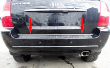 Kia Sportage 2004-2010 Trunk trim stainless steel photo 1