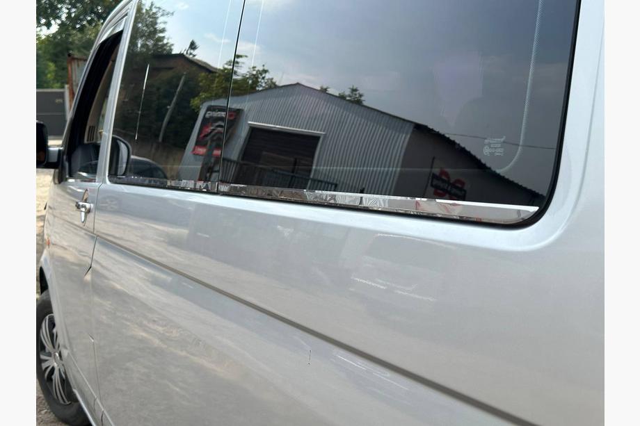 Volkswagen T5 Transporter 2003-2010 Window lower trim (6 pcs, stainless steel) Photo 6
