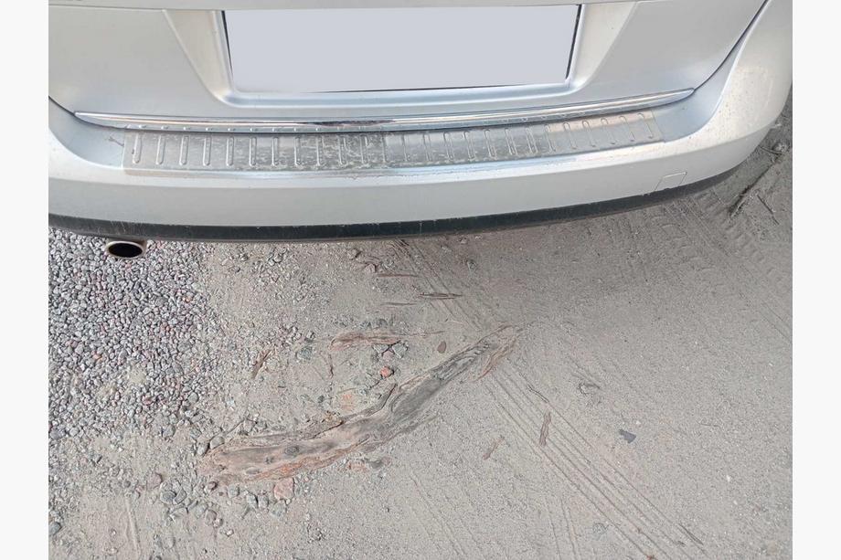 Volkswagen Passat B6 2006-2012 Rear bumper protector Carmos (SW only) Image