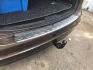 Volkswagen Sharan 2010-2023 Rear Bumper Protector Carmos Stainless Steel photo 2