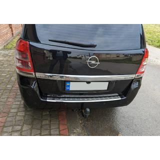 Rear Bumper Protector Carmos V1 Stainless Steel Opel Zafira B 2005–2011 photo 1