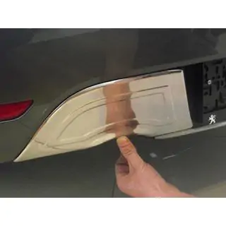 Rear Bumper Protector Stainless Steel photo 1
