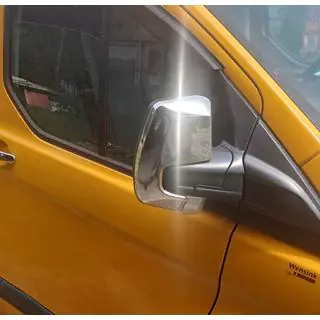 Mirror Covers (2 pcs, Stainless Steel)
