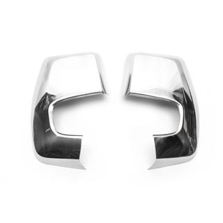 Mirror Covers (2 pcs, Stainless Steel) Ford Custom 2013-2022 photo 4