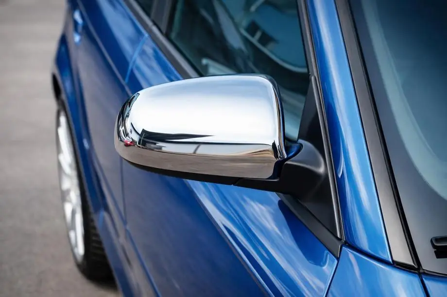 Audi A4 B6 2000-2004 Mirror Covers (2 pcs, Stainless Steel) Photo 1