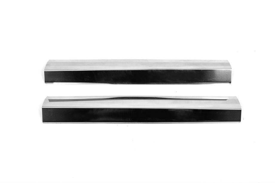 Ford Courier 2014-2023 Interior door sill protectors Carmos (2 pcs, stainless steel) Image