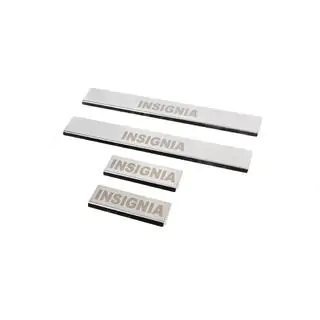 Carmos Door Sill Protectors (4 pcs, Stainless Steel)