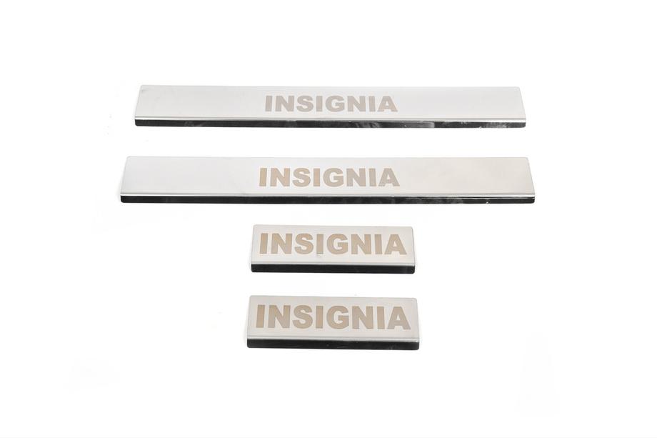 Opel Insignia 2008-2017 Carmos Door Sill Protectors (4 pcs, Stainless Steel) Photo 2