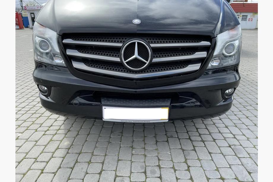 Mercedes Sprinter W906 2006–2018 Grille Covers BlackChrome (2013↗, Stainless Steel) Photo 3