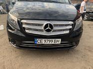 Mercedes Vito/V-class W447 2014- Grille Covers 2014-2020 (5 pcs, BlackChrome) photo 5