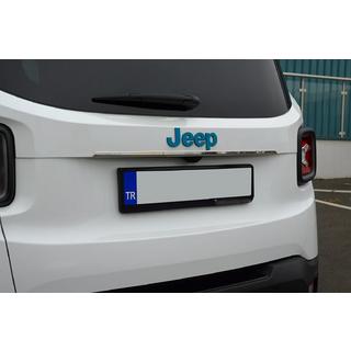 Chrome trim above license plate (stainless steel)