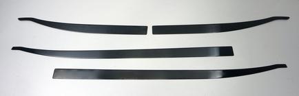 Jeep Renegade 2014- Black Chrome Door Mouldings (4 pcs, Stainless Steel) photo 2