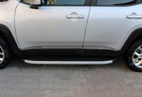 Jeep Renegade 2014- Black Chrome Door Mouldings (4 pcs, Stainless Steel) photo 3