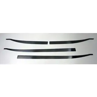 Black Chrome Door Mouldings (4 pcs, Stainless Steel) Jeep Renegade 2014- photo 2
