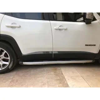 Black Chrome Door Mouldings (4 pcs, Stainless Steel) Jeep Renegade 2014- photo 4