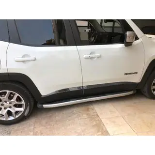 Black Chrome Door Mouldings (4 pcs, Stainless Steel) Jeep Renegade 2014- photo 1