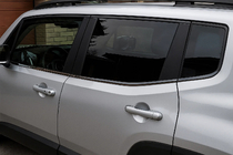 Jeep Renegade 2014- Window Trim Black Chrome (6 pcs, Stainless Steel) photo 1