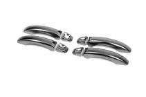 Volkswagen Amarok 2010-2022 Door Handle Covers Black Chrome (4 pcs, Stainless Steel) photo 2