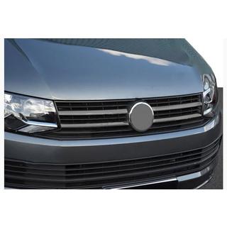 Grille Covers Black Chrome 2015-2019 (4 pcs, stainless steel) Volkswagen T6 2015-2024 photo 1
